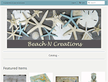Tablet Screenshot of beachncreations.com